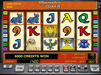 Pharaohs Gold 2 на рабочем зеркале